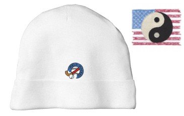 Embroidered Infant Rib Knit Beanie with the image of: martial arts