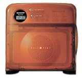 Sharp R-120D Half-Pint Microwave Oven 600 Watt .5 cu. ft. , R120D Amber / Orange