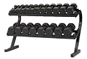 Deluxe Dumbbell Rack with 5-50lb Dumbbells