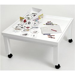 Picture of Cozy Lipper Rolling Activity Table - Basic White B000F1SC3Q (Baby Activity Center)