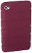 AmazonBasics Silicone Case with Tread&nbsp; and Screen Protector for Apple iPod touch 4th Generation (Berry)