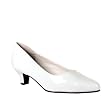 2 Inch Cute Kitten Heel Women's Classic Pump Shoes White Patent