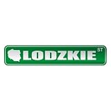  LODZKIE ST  STREET SIGN CITY POLAND