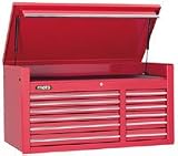 Proto 45028 50.5Wx25Dx27H 12-Drawer Silver Top Chest