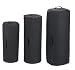 Black Side Zipper Canvas Duffle Bags
