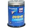 Fujifilm Media 25303100 DVD+R 4.7 GB 120 Minutes 16X Storage Media - 100 Pack Spindle
