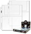 20 (Twenty Pages) - BCW Pro 3-Pocket Page (4 X 6 Cards, Postcards or Photos)