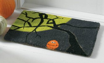 Halloween Spooky Tree Coir Doormat