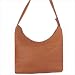 Top Zip Hobo Bag Color: Café / Dark Brown