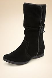 Footglove Original Leather Faux Fur Lined Tassel Boots