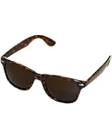 Unisex Tortoise Wayfarer with Black Lenses