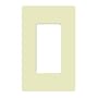 Lutron CW-1-AL 1-Gang Claro Wallplate, Almond