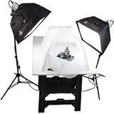 Photoflex Lightroom Medium with Two 500 watt Starlite Kits with Softboxes & Lightstands.