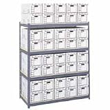 Archival Shelving,Supports 900 Lb.,1/2,69x32-7/8x84, Gray (SAF5261)