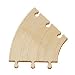 Wooden 6-in Triple Curved Track Adapter Connector Thomas Train Track