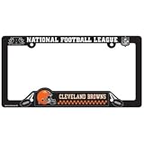 Cleveland Browns License Plate Frame Two Pack Set