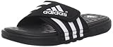 Adidas Men's Adissage Uf+ Sandal (17 D(M) US, Black/Running White/Black)