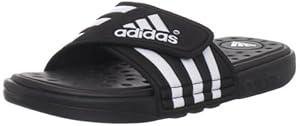 adidas Men's Adissage Uf+ Sandal,Black/White/Black,10 D(M) US