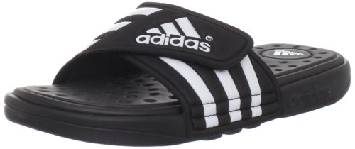 adidas Men's Adissage Uf+ Sandal,Black/White/Black,16 D(M) US