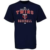 Majestic Minnesota Twins Youth Navy Momentum Short Sleeve T-Shirt
