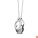 Loving Family (R) Small Sterling Silver 2Parent/2Child Pendant