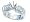 0.75 cts Princess Diamonds Engagement Ring in 14k White Gold Size 5