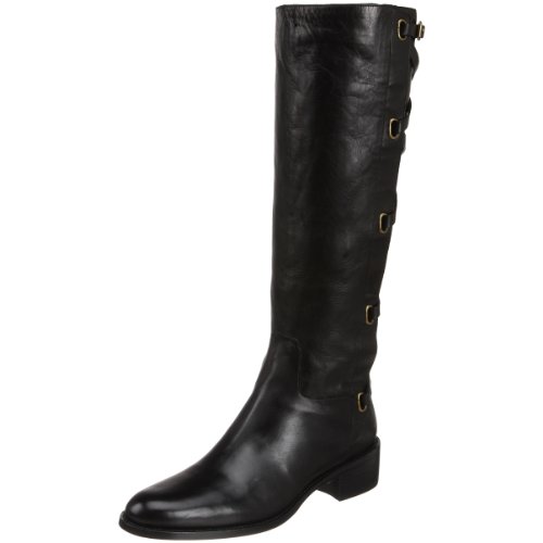 Delman Women’s Rania Boot,Black Calf,7.5 Medium US