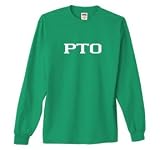 PTO on Long Sleeve Adult & Youth Cotton T-Shirt (in 24 colors)