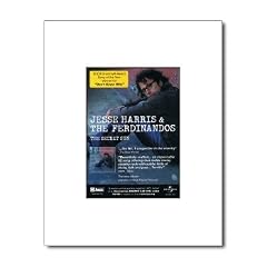 JESSE HARRIS The Secret Sun 254x202mm Matted Music Print/Mini Poster - White