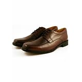 Bostonian Polino Burgundy Leather with Deerskin Bicycle Toe Lace-Up Shoes at Bostonian