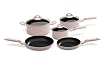 Bialetti 8-Piece Pink Cookware Set Bialetti 8-Piece Pink Cookware Set
