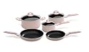 Bialetti 8-Piece Cook for the Cure Pink Cookware Set