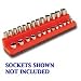 1/4 in. Drive Deep Red Socket Holder 4-14mm