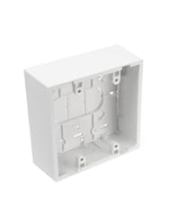 Home Improvement: Leviton 42777-2WA Surface Mount Backbox, Dual Gang, White, Box Depth Is 1.89 Inches - Leviton