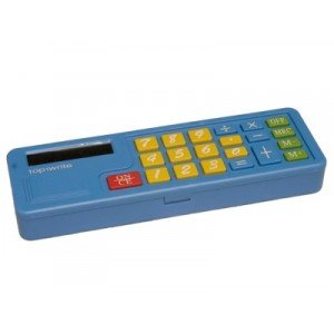 TOPWRITE BLUE OFFICE CALCULATOR PENCIL CASE [968964] 