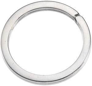 Sterling Silver Round Key Ring Round Split Key Ring