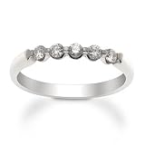 .25 ct. t.w. 5-Stone Diamond Wedding Ring In Platinum. Size 7