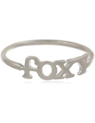 Dogeared Sterling Silver Words To Live By Foxy Ring