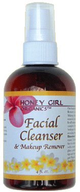 Honey Girl Organics Facial Cleanser and Makeup Remover -- 4 fl oz