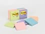 Post-it� Notes, Original Pad, 3 Inches x 3 Inches, Assorted Pastel Colors, 12 Pads per Pack