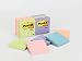 Post-it&Acirc;&reg; Notes, Original Pad, 3 Inches x 3 Inches, Assorted Pastel Colors, 12 Pads per Pack