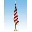 Deluxe 7' U.S. Flag Presentation Set - Parade Flag- Indoor Flag