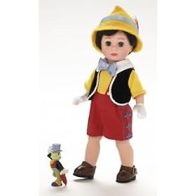 pinocchio and jiminy cric by Alexander Doll