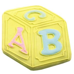 Baby Block Cookie - 6 cookies by SHOPZEUS
