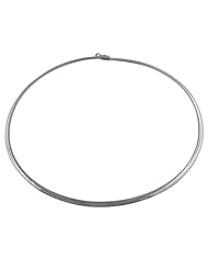 Sterling Silver 4-mm Omega Chain