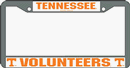 Tennessee Volunteers Chrome License Plate Frame
