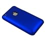 Dark Blue Hard Case Back Cover For Iphone 3G / 3GS