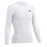 (アンダーアーマー)UNDER ARMOUR UAヒートギアコンプレッションロングスリーブT BCM3622 アスレチック ユース コンプレッションベースレイヤー WHT YLG(150)(150)