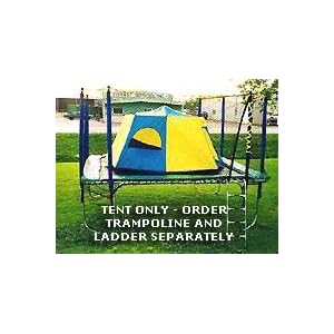 Texas Trampoline - TX-JCBTT - Big Top Tent Big Top Tent for Trampoline - Blue and Yellow - by 