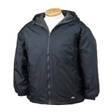 Dickies Adult Fleece-Lined Hooded Nylon Jacket